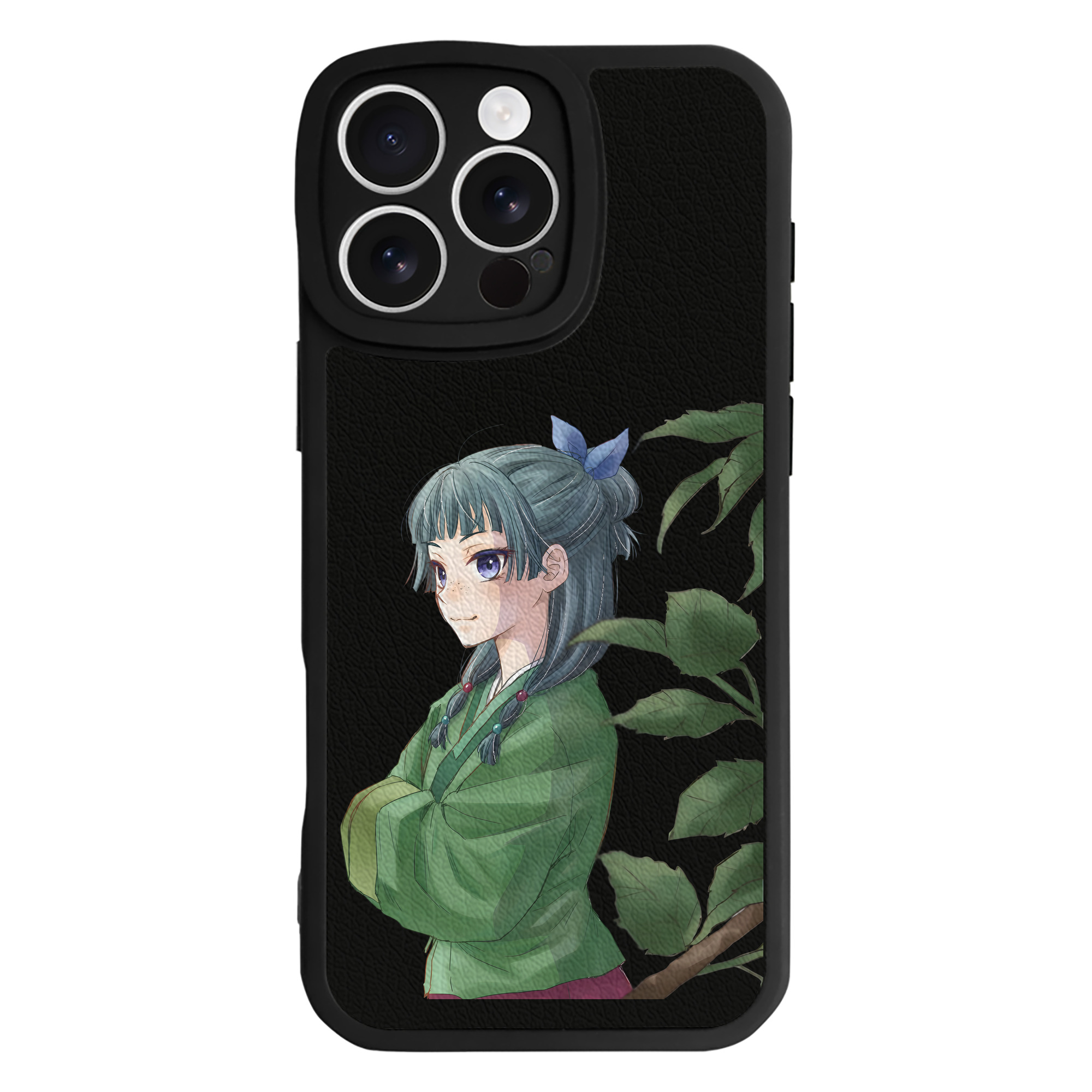 （画像用） 薬屋のひとりごと The Apothecary Diaries 【iPhone 16シリーズ対応】シリコンスマホケース（レザー調） 材質：シリコン